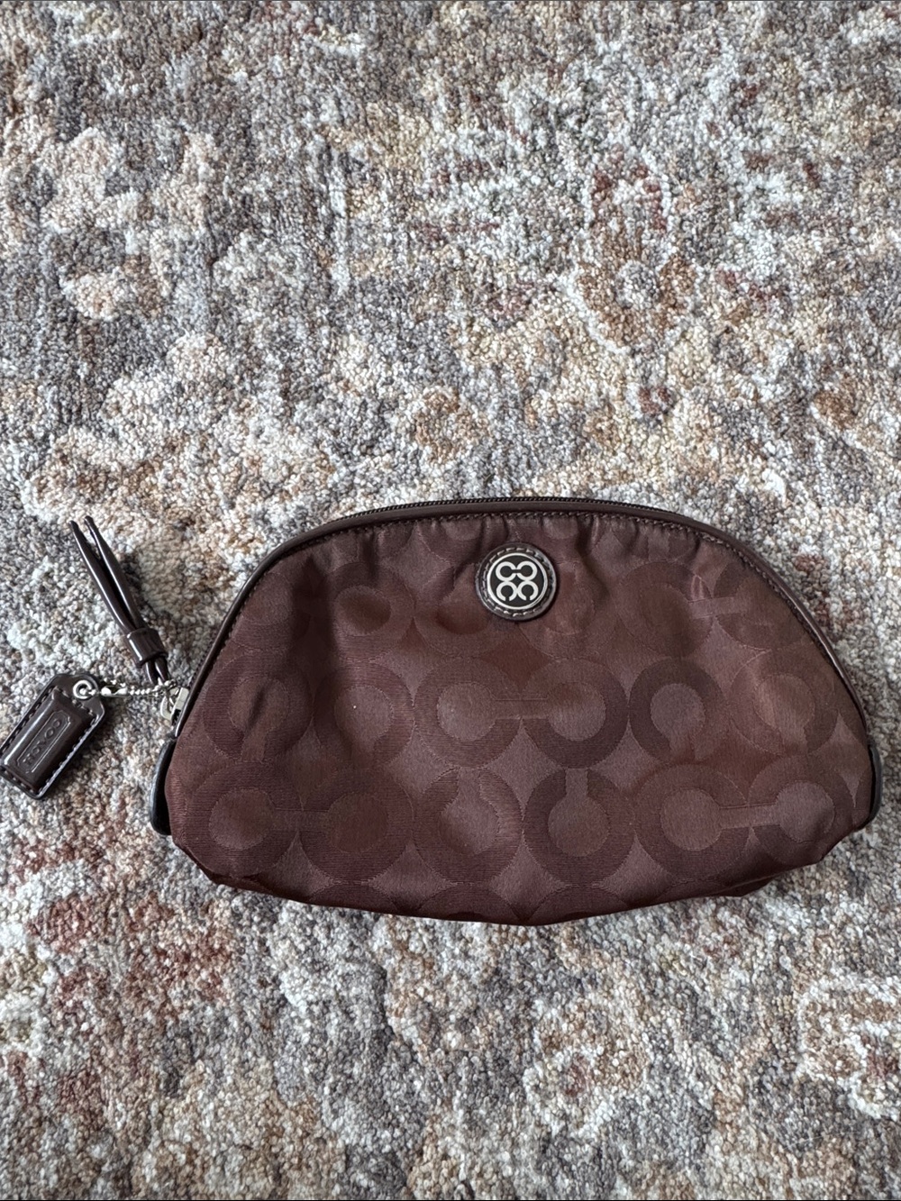 Vintage Coach cosmetics case